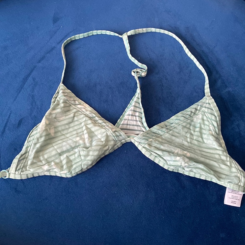Light green RVCA The Balance of Opposites bikini top.